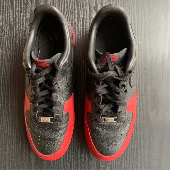 2008 Nike Air Force 1 Low Used Men's Size 11 Bred - Picture 3 of 7